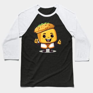 kawaii Taco cehees T-Shirt cute potatofood funny Baseball T-Shirt